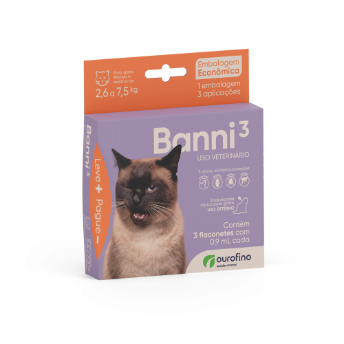 Combo Banni 3 - Para gatos de até 7,5 Kg